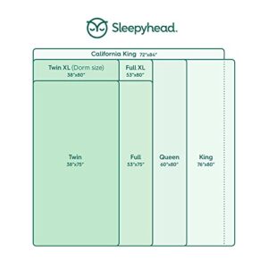 Sleepyhead 3-Inch Twin Mattress Topper - Gel-Infused Memory Foam Topper with Washable Cover - College Dorm Room Essential (Twin, 3'' Gel Topper)