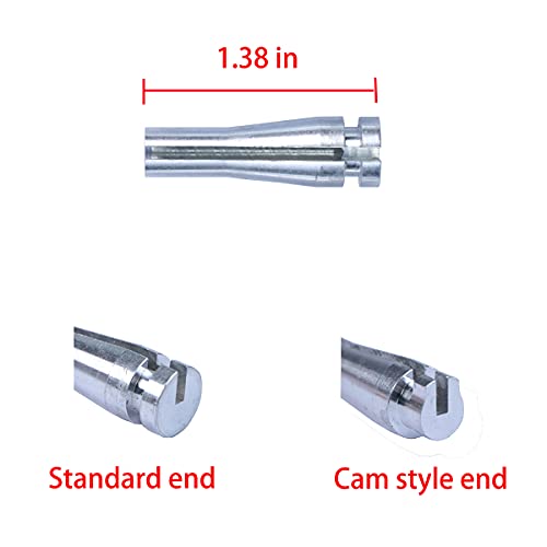 8 ENDS Door Latch Cable Repair Kit Compatible with Ford F-150, F-250, F-350, E-series, Ranger, Expedition, Excursion, Navigator (Four Cables - 6 Standard 2 Locking Cam) Aluminum