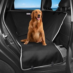 njnj Dog Car Seat Cover for Back Seat - Waterproof Dog Half Hammock for Cars,Scratchproof Pet Backseat Protector,Durable,Non-Slip Booster Seat for Small,Medium and Large Dogs