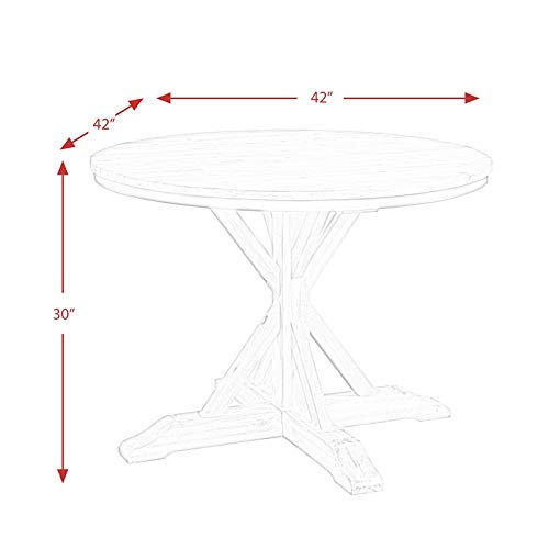 Picket House Furnishings Keaton Round Standard Height Dining Table