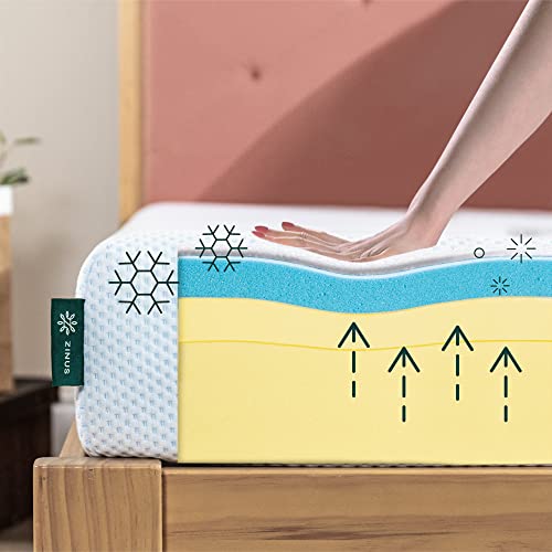 ZINUS 6 Inch Green Tea Cooling Gel Memory Foam Mattress / Cooling Gel Foam / Pressure Relieving / CertiPUR-US Certified / Bed-in-a-Box, Full