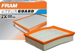 fram extra guard ca11480 replacement engine air filter for select ford and lincoln models, provides up to 12 months or 12,000 miles filter protection