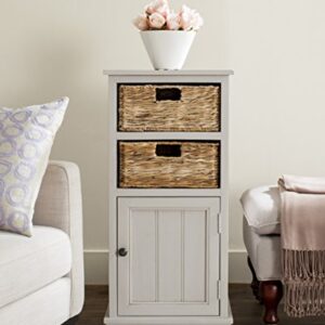 Safavieh American Homes Collection Connery Distressed Black Cabinet