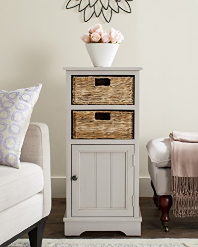 Safavieh American Homes Collection Connery Distressed Black Cabinet