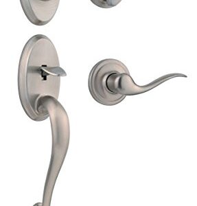 Kwikset 98001-107 Shelboure Handleset, Satin Nickel