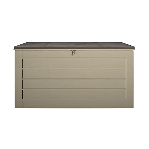 Cosco Outdoor Living 88180BTN1E Cosco Outdoor Patio, Extra Large, 180 Gallons, Tan Deck Storage Box