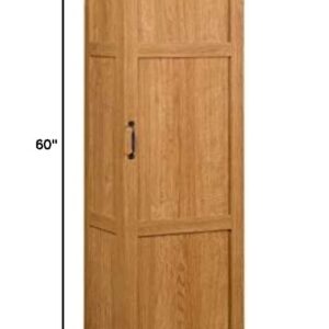 Sauder Miscellaneous Storage Cabinet, L: 17.99" x W: 13.94" x H: 60.00", Highland Oak Finish