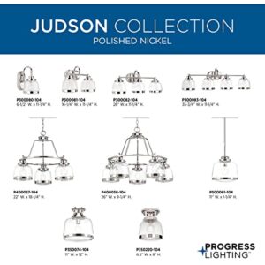 Progress Lighting P300080-104 Judson Bath & Vanity, Nickel