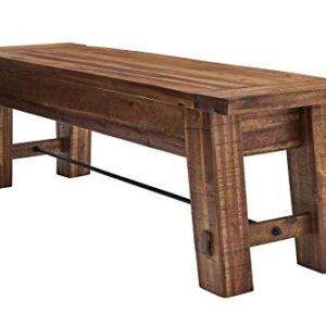 Alaterre Furniture Durango 60" L Wood Entryway/Dining Bench