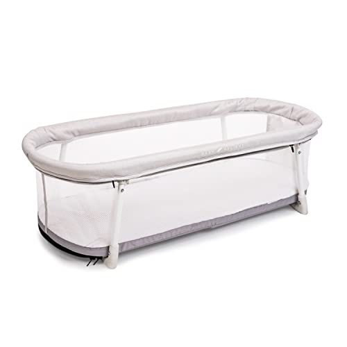 Baby Delight Snuggle Nest Bassinet | Portable Baby Bed | for Infants 0 – 5 Months | Driftwood Grey