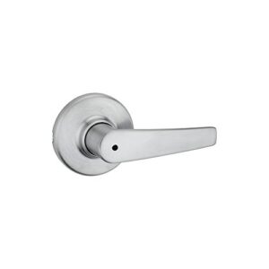 kwikset 93001-891 delta privacy bed/bath lever in satin chrome