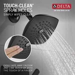 DELTA FAUCET T14464-BL Ashlyn Monitor 14 Series Tub and Shower Trim Tub & Shower, Without Rough, Matte Black