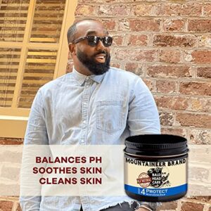 Mountaineer Brand Bald Head Care For Men | Protect Moisturizing Balm | Matte, Smooth, Hydrated, Clean, Scalp and Skin | Non-Greasy Scalp Moisturizer | Natural Botanical Blend | 2oz