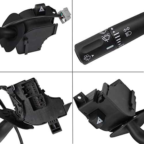 Multi-Function Turn Signal Wiper Dimmer Combination Switch Replacement for 2005-2008 Ford F150, 2006-2008 Lincoln Mark LT, Replace OE# 5L3Z13K359AAA, 6L3Z13K359AA, SW7388, 629-00789, CBS1332