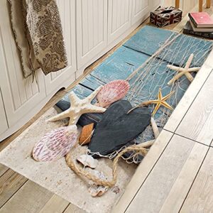 OPLJ Cobblestone Floor mats Bedroom Kitchen Bathroom Non-Slip Carpet Novelty Printed Carpet Home Decoration mat A15 60x180cm
