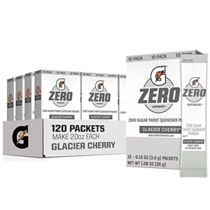 gatorade g zero powder, glacier cherry,10 oz (pack of 120)