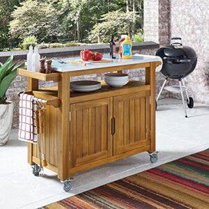 homestyles Maho Brown Outdoor Cart