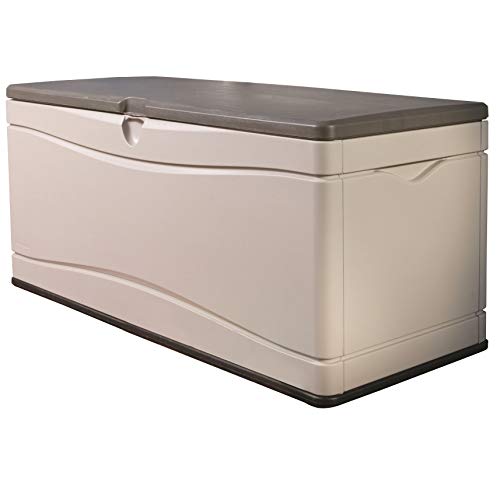 Lifetime 60012 Extra Large Deck Box, 130 Gallon, Desert Sand/Brown