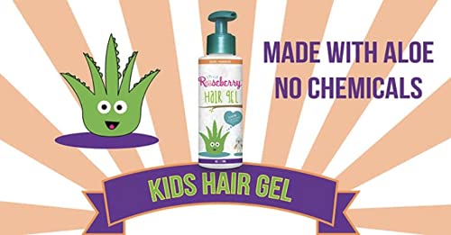 Hair Gel for Kids | Light Hold | Chemical Free | Made with Organic Aloe Vera and Vitamins | Safe on Babies, Toddlers, Men and Women | Always Paraben, Sulfate & Fragrance Free | Made in USA (1 Unit)