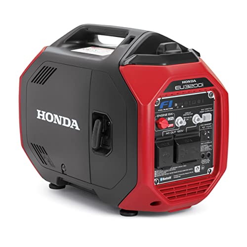 Honda EU3200i 3200 Watt 120V Portable Inverter Generator with CO-Minder - Super Quiet, Lightweight, Fuel Efficient