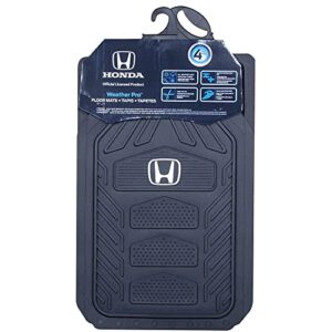 Plasticolor Honda Weatherpro 4 Pc. Floor Mat Set, Black, One Size