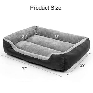 Dog Beds, Washable Pet Mattress Comfortable and Warming Rectangle Bed for Medium and Large Dogs, Cat Pets.