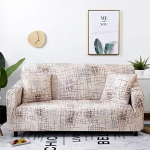 Elastic Cotton Wrap All-Inclusive Sofa Covers for Living Room Chair Couch Cover Loveseat Furniture Protector A17 3 Seater