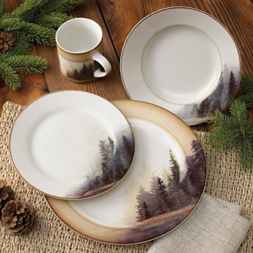 Misty Forest Dinnerware Set by Bob Metropulos