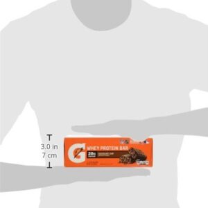 Gatorade Whey Protein Recover Bars, Chocolate Chip, 2.8 ounce bars (12 Count)