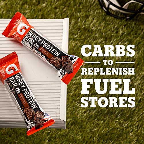 Gatorade Whey Protein Recover Bars, Chocolate Chip, 2.8 ounce bars (12 Count)