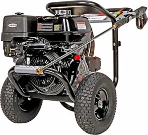 simpson cleaning ps4240 powershot 4200 psi gas pressure washer, 4.0 gpm, honda gx390 engine, includes spray gun, 5 qc nozzle tips, 3/8-inch x 50-foot monster hose, (49-state)