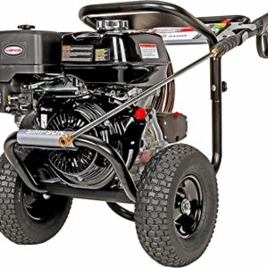 SIMPSON Cleaning PS4240 PowerShot 4200 PSI Gas Pressure Washer, 4.0 GPM, Honda GX390 Engine, Includes Spray Gun, 5 QC Nozzle Tips, 3/8-inch x 50-foot Monster Hose, (49-State)