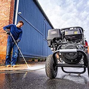 SIMPSON Cleaning PS4240 PowerShot 4200 PSI Gas Pressure Washer, 4.0 GPM, Honda GX390 Engine, Includes Spray Gun, 5 QC Nozzle Tips, 3/8-inch x 50-foot Monster Hose, (49-State)