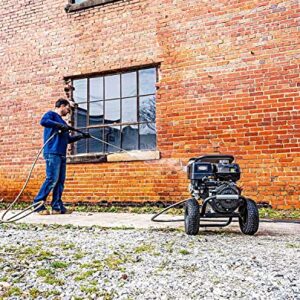 SIMPSON Cleaning PS4240 PowerShot 4200 PSI Gas Pressure Washer, 4.0 GPM, Honda GX390 Engine, Includes Spray Gun, 5 QC Nozzle Tips, 3/8-inch x 50-foot Monster Hose, (49-State)