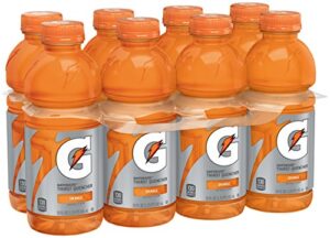 gatorade thirst quencher, orange, 20 fl oz (pack of 8)