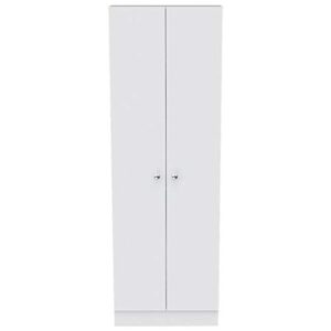 Home Square 2 Piece Multi Storage Pantry Cabinet Set in White