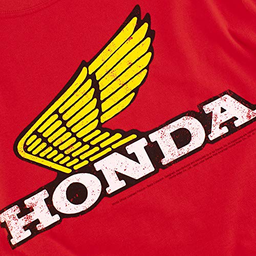 Honda Yellow Wing Logo T-Shirt & Stickers (X-Large)