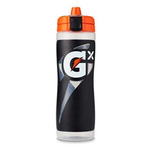 gatorade gx hydration system, non-slip gx squeeze bottles & gx sports drink concentrate pods black