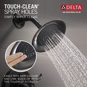 Delta Faucet Windemere Single-Function Tub and Shower Trim Kit with Single-Spray Shower Head, Oil Rubbed Bronze BT14496-OB (Valve Not Included)