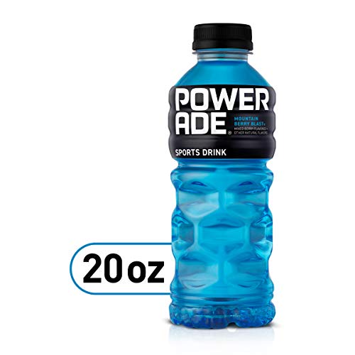 POWERADE, Electrolyte Enhanced Sports Drinks w/ vitamins, Mountain Berry Blast, 20 fl oz (pack of 8)