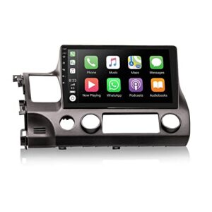 maxpeedingrods car stereo radio for honda civic 2006-2011, 10.1” hd touch screen in-dash gps navigation, wireless apple carplay & android auto, mirror link, bluetooth, wifi, usb charging, 2g+32g