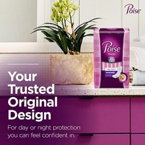 Poise Incontinence Pads for Women, Ultimate Absorbency, Long, Original Design, 90 Count (2 Packs of 45) (Packaging May Vary)