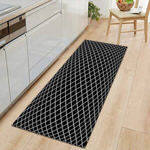 Kitchen Carpet Bedroom Entrance Doormat Bathroom Anti-Slip Mat Home Long Strip Hallway Floor Mat Decoration A21 60x180cm