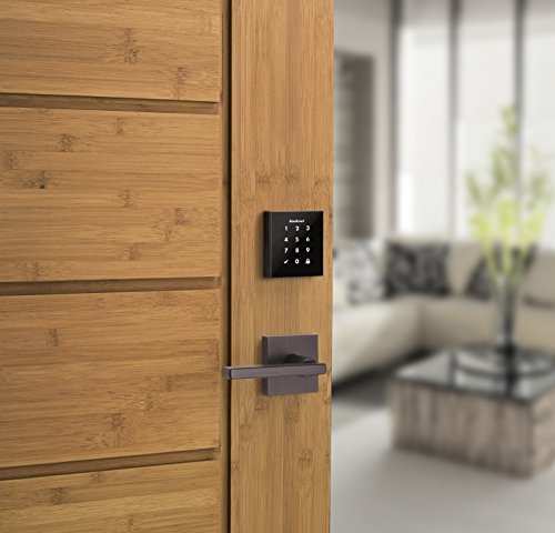 Kwikset Obsidian Keyless Touchscreen Electronic Deadbolt in Venetian Bronze