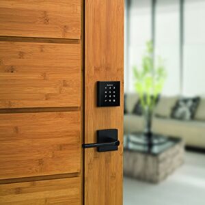 Kwikset Obsidian Keyless Touchscreen Electronic Deadbolt in Venetian Bronze