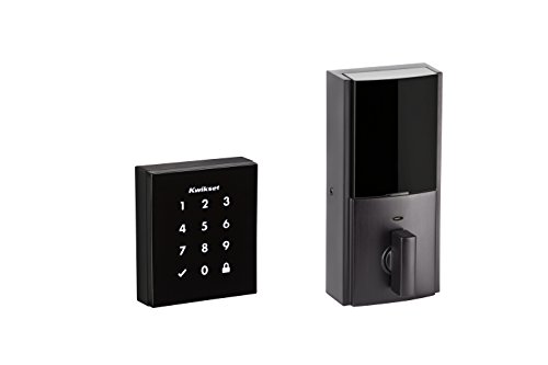 Kwikset Obsidian Keyless Touchscreen Electronic Deadbolt in Venetian Bronze