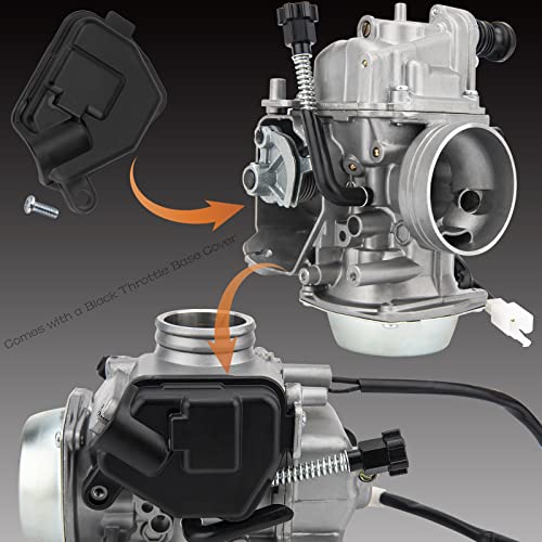TRX350 Carburetor for Honda Rancher 350 TRX350TM TRX350TE 350ES 350FE 350FMTE 2000-2006 4 Stroke ATV New Carb w/Air Filter Oil Filter