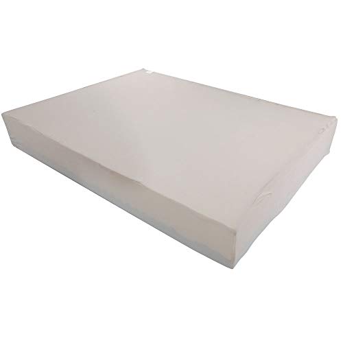 12" Three Layers Cool Medium High Softness Cotton Mattress with 2 Pillows (Queen Size) White