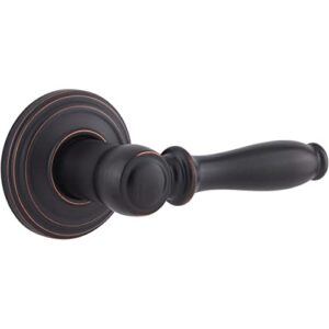 kwikset ashfield hall/closet lever with microban antimicrobial protection in venetian bronze