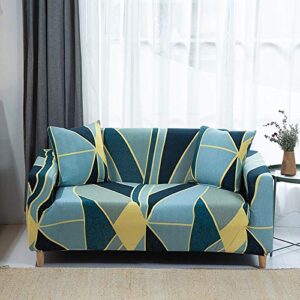 Geometric/Flower Printed Sofa Covers Stretch for Living Room Couch Cover Elastic slipcovers Home Decoration A9 2 Seater